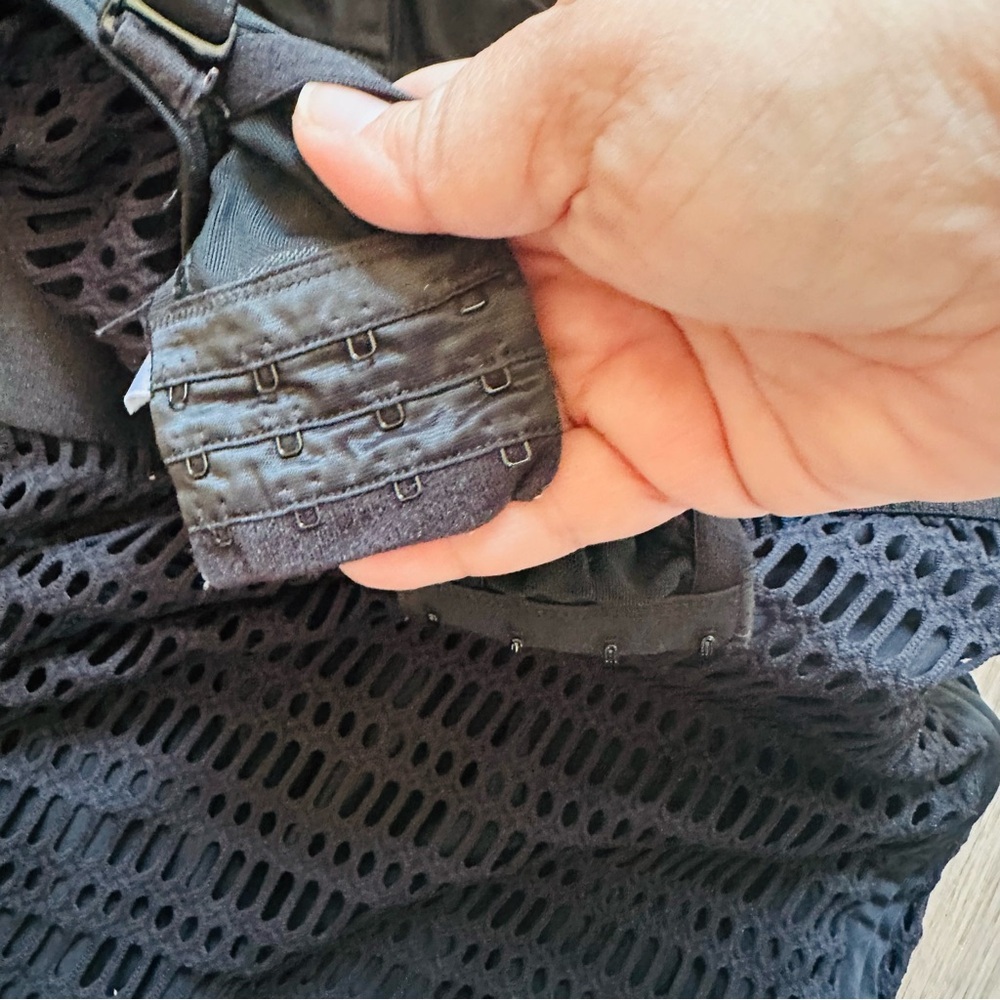 Lane Bryant Swim by Cacique Black  One Piece Swimsuit w/ built in bra - Picture 4 of 5